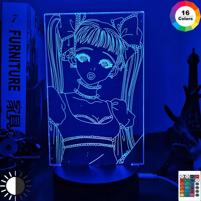 

Paradise Kiss Miwako Sakurada Led Night Light for Bedroom Decor Gift Nightlight Anime Desk 3d Lamp Miwako Sakurada Paradise Kiss