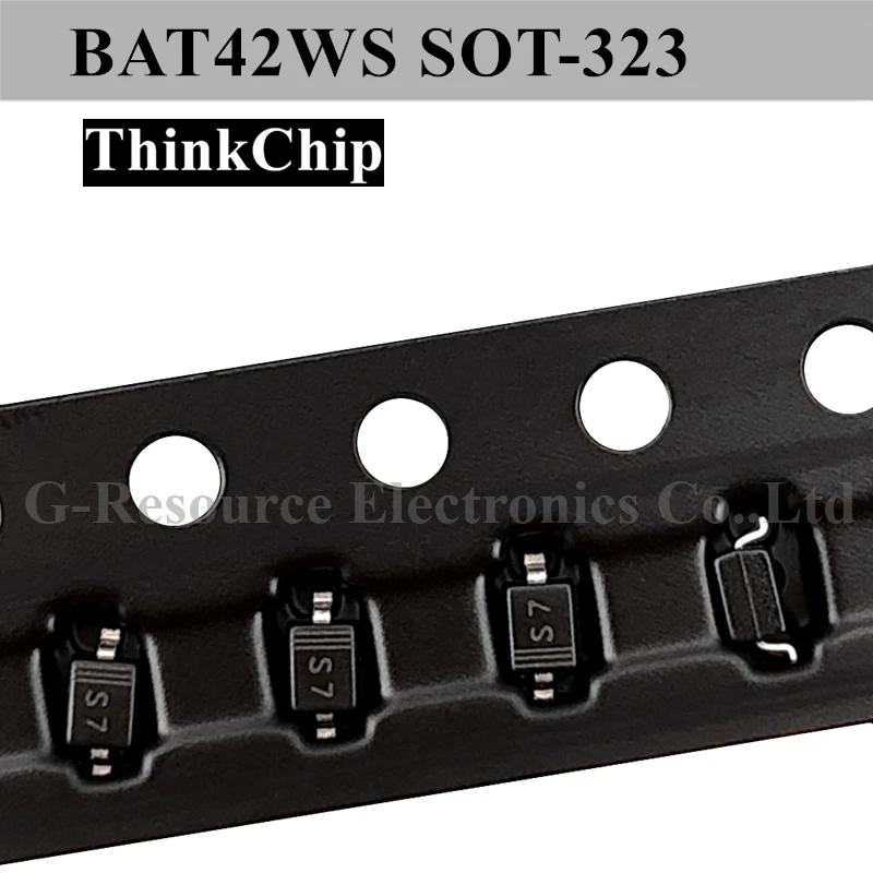 

(100pcs) BAT42WS SOD-323 0805 SMD Schottky diode BAT42 SOD323 (Marking S7)