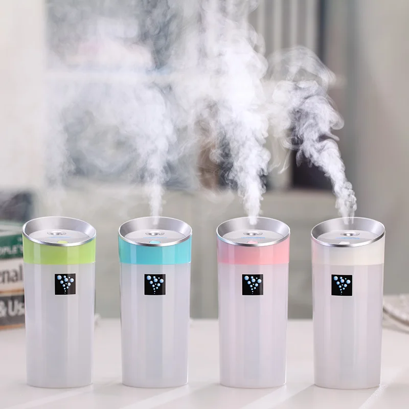 

USB Car Ultrasonic Humidifier Humidifier Mist Maker Mini Aroma Essential Oil Diffuser Aromatherapy 230ML Home Office