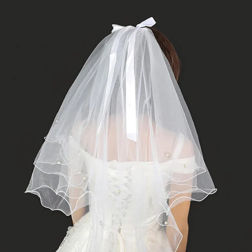 Лидер продаж 50% свадебная фата привлекательная дышащая сетчатая пряжа с длинным