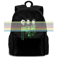 green day dripping paint black new official adult printing women men backpack laptop travel school adult student
