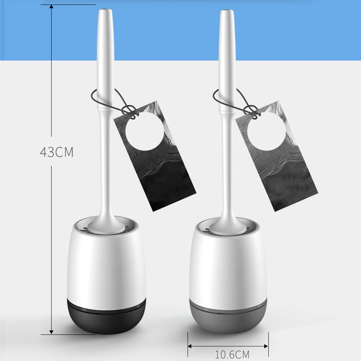 

TPR Silicone Toilet Brush Floor-Standing Wall-Mounted Base Cleaning Brush For Toilet WC Bathroom Accessories Set Household Items