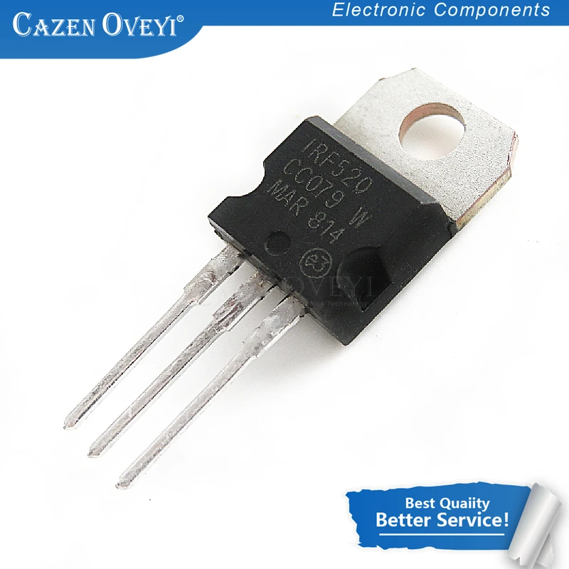10pcs/lot IRF520NPBF IRF520N IRF520 TO-220 New original In Stock |