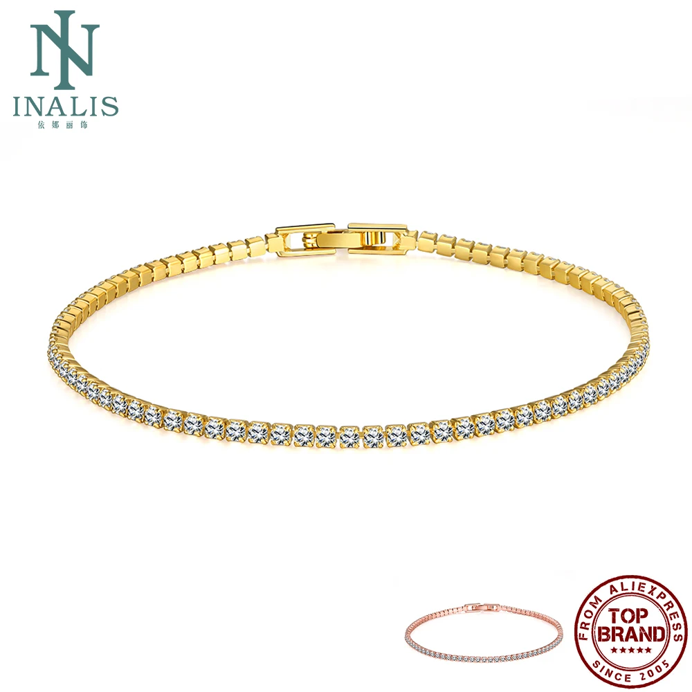 Браслет женский из оловянного сплава с фианитом 2 цвета | Украшения и аксессуары