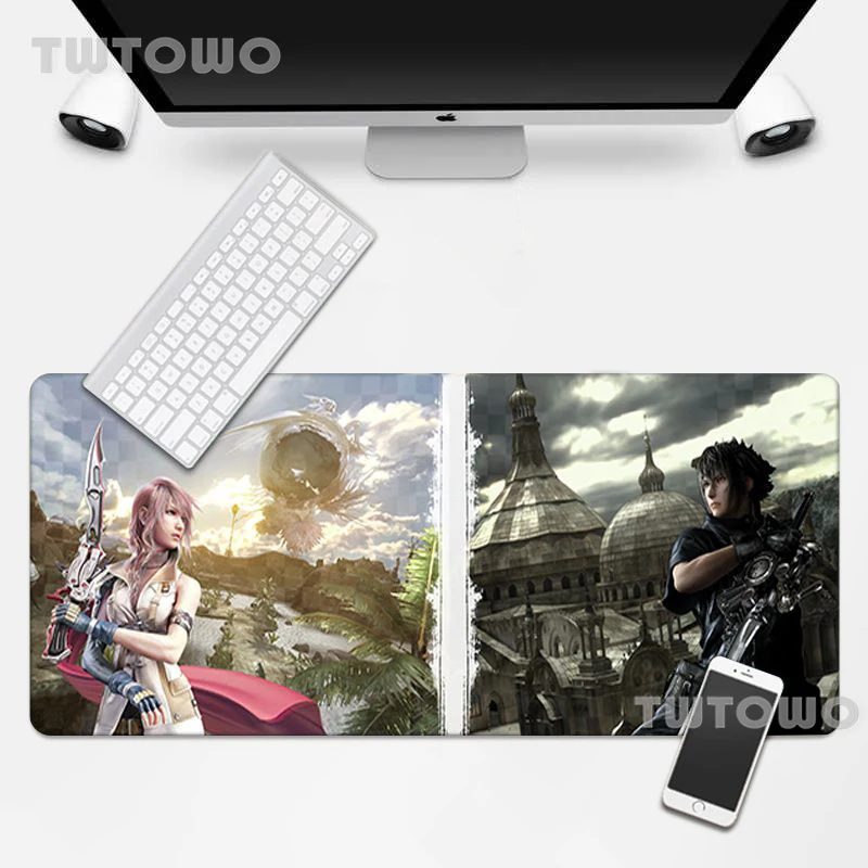 Final Fantasy мои любимые компьютерные большой Размеры Мышь Pad прекрасный натуральный