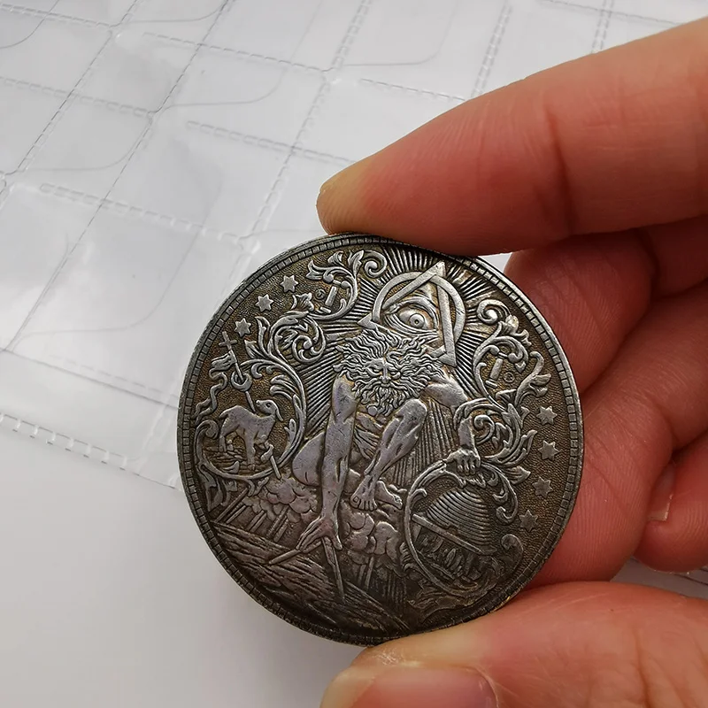 Монета Моргана Путешествие глаза Бога всеможденный Бог коллекция американских