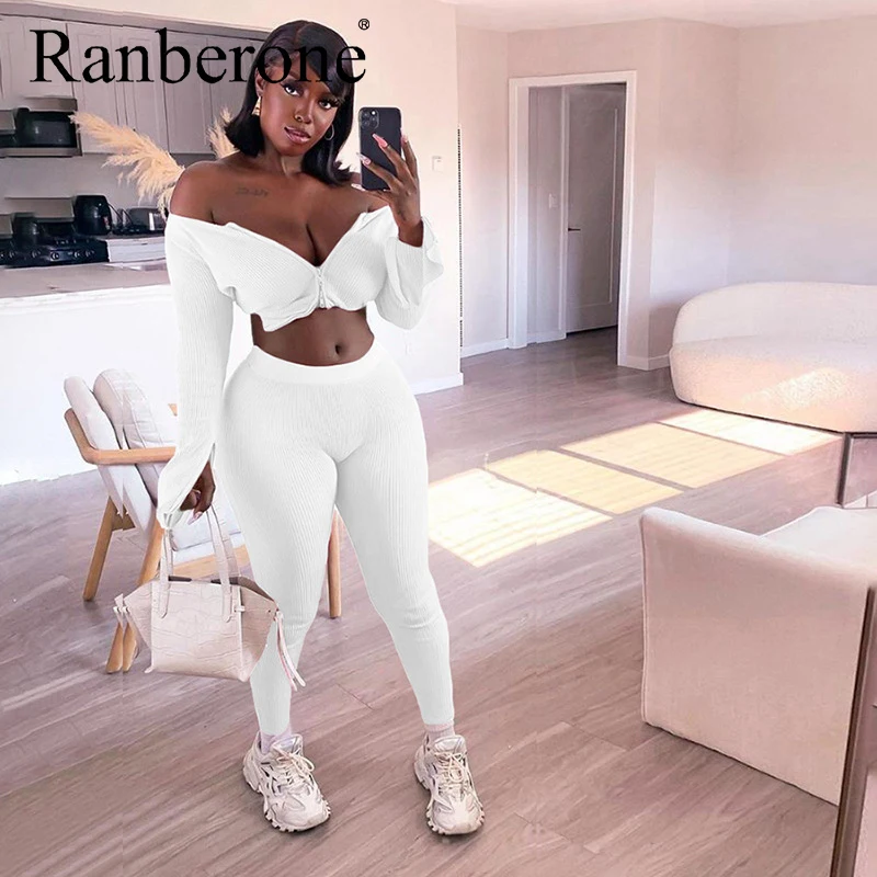 2020 Women's Tracksuit Seamless Yoga Set Zipper Long Sleeve CropTop Female Sweatshirt Set Leggings Fitness Sports Sweatpants