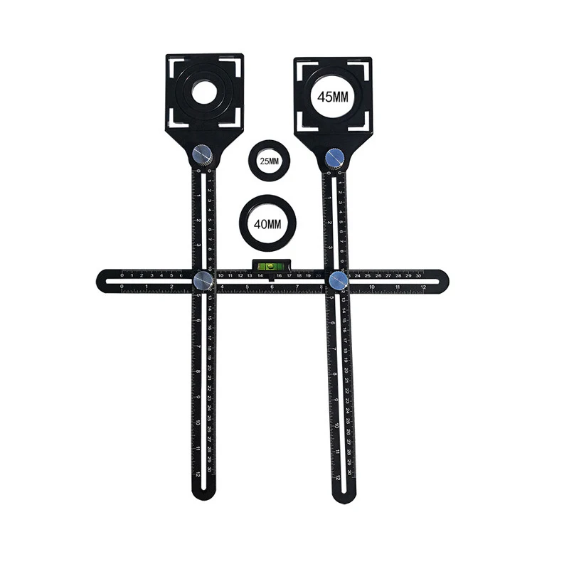 Многоугольная измерительная линейка 6-сторонняя складная перфорированный