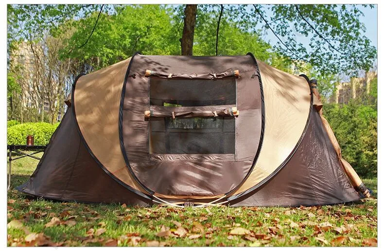 Складная палатка на 3 4 человек компактный тент для кемпинга защита от дождя