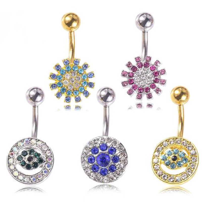 Navel Piercing Body Jewelry Vintage Belly Button Rings Barbell Ring |