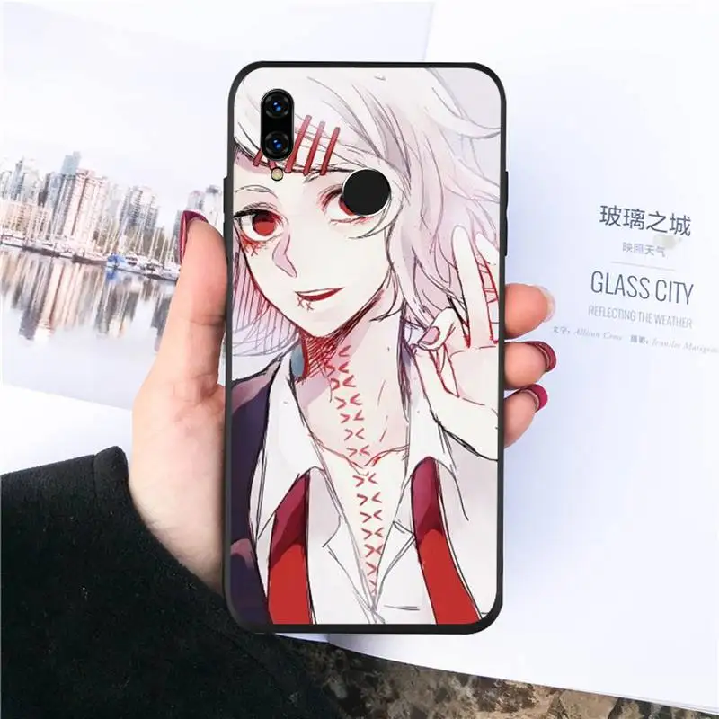 

anime JUUZOU SUZUYA Tokyo Ghouls Phone Cases For Huawei honor Mate P 10 20 30 40 Pro 10i 9 10 20 8 x Lite Luxury brand shell