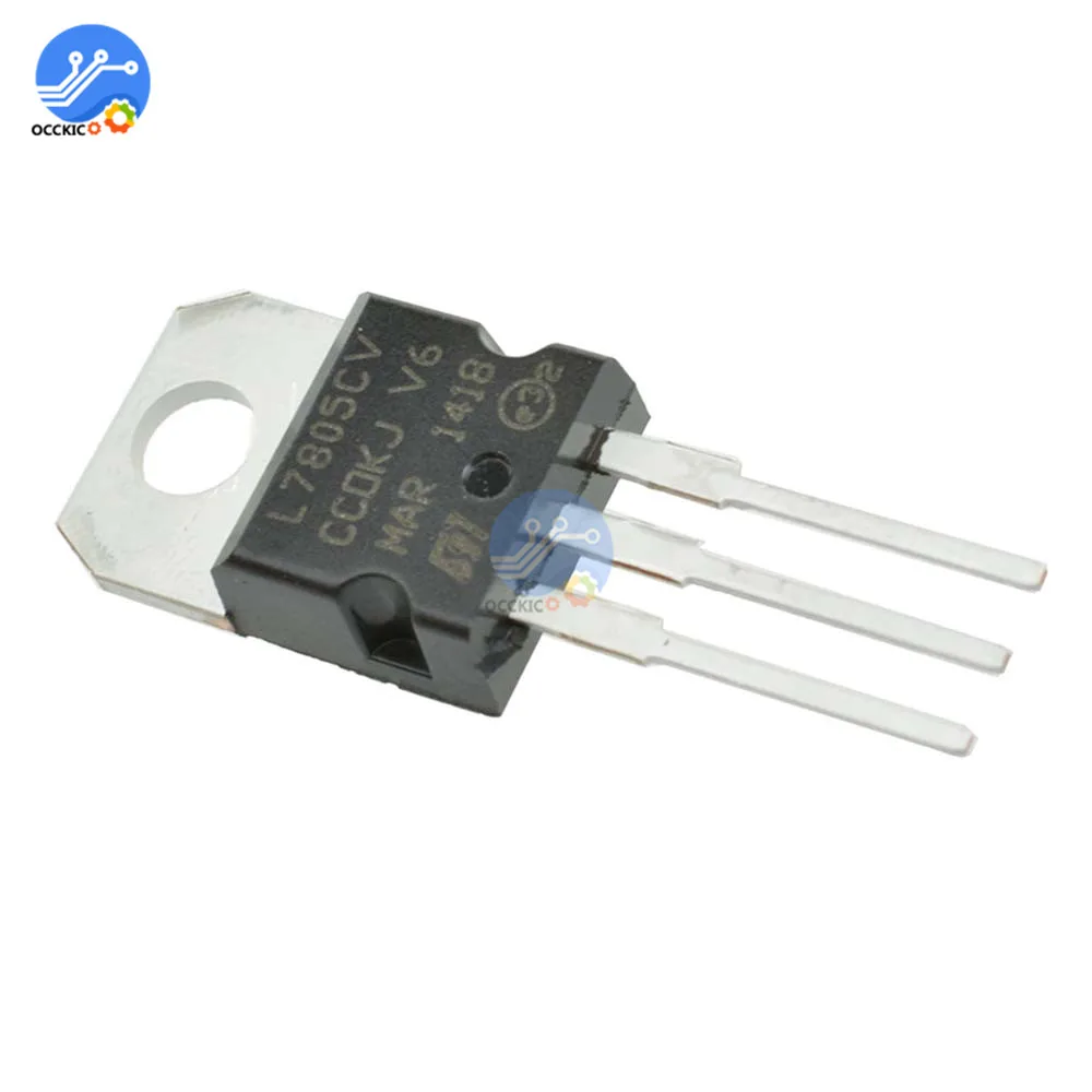 5 шт. LM7805 L7805 7805 TO 220 регулятор напряжения IC|ic|ic 7805ic regulator |