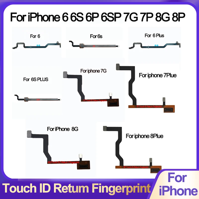 Home Touch ID возврат отпечатков пальцев Кнопка материнской платы Соединительный