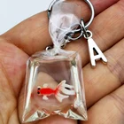 Милая золотая рыбка подвеска Золотая рыбка сумка для воды брелок Золотая рыбка аквариумная Золотая рыбка