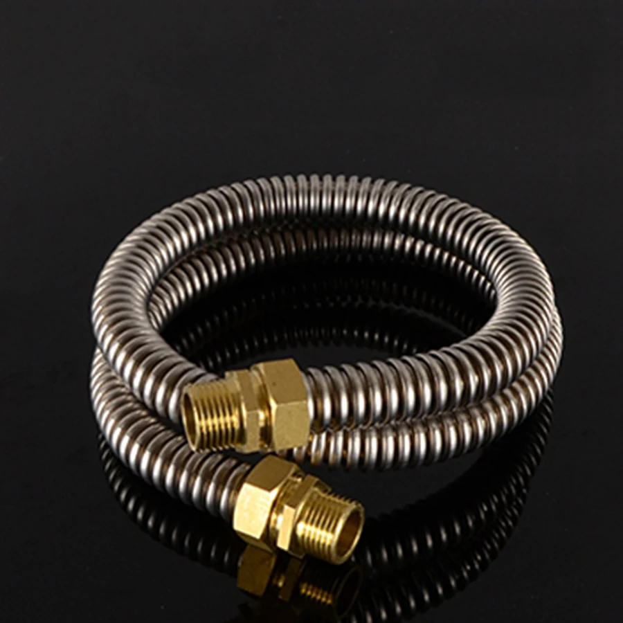 DN35 40 50 6 BSP медная Мужская резьба 304 из нержавеющей стали сильфоны для вентилятора