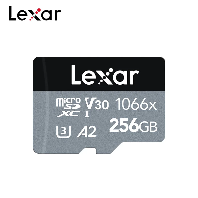 Карта памяти Lexar PROFESSIONAL 1066x 128 ГБ 256 скорость чтения до 160 МБ/с. SDXC V30 UHS-I U3 Microsd 64