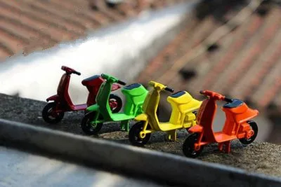 

1/6 1/12 мини мотоцикл моделирование мотоцикл кукольный домик Миниатюрная модель игрушки для DIY Кукольный дом аксессуары