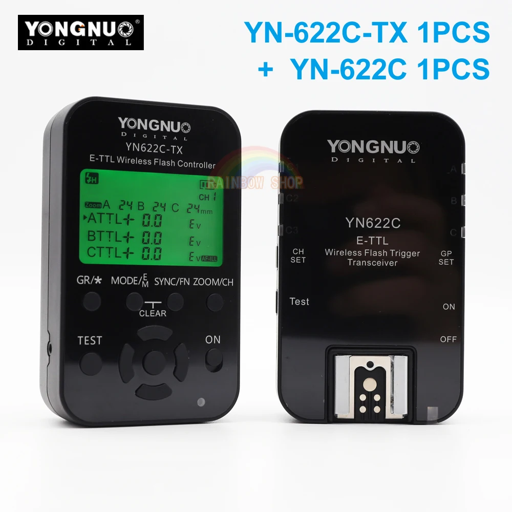 Беспроводная YONGNUO E TTL триггером вспышки YN622C KIT контроллера передатчика TX +