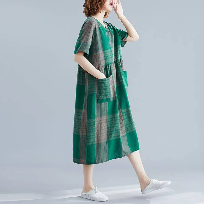 

Женское повседневное свободное платье-трапеция размера плюс на лето и осень, платье трапециевидной формы с коротким рукавом и принтом, SS180