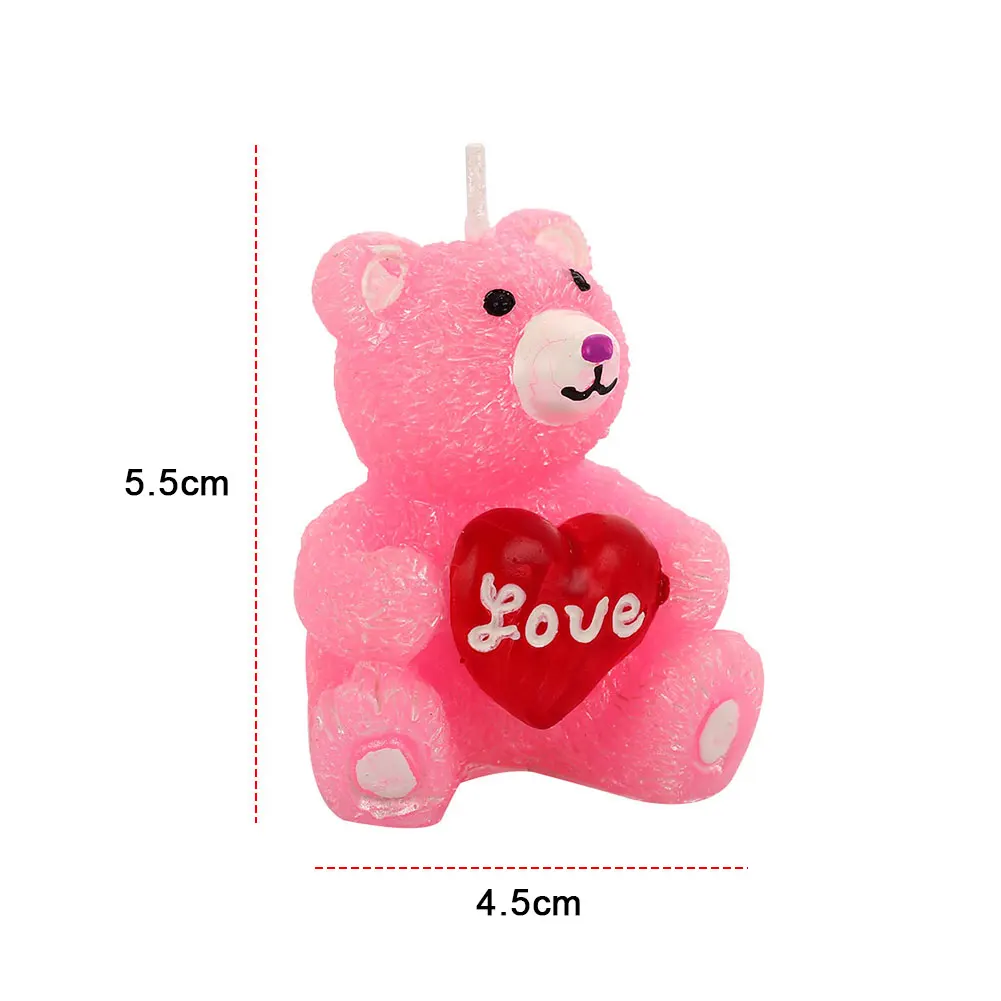 Парафин Bougie Bear LOVE подарок экологическое украшение дома атмосфера День Святого