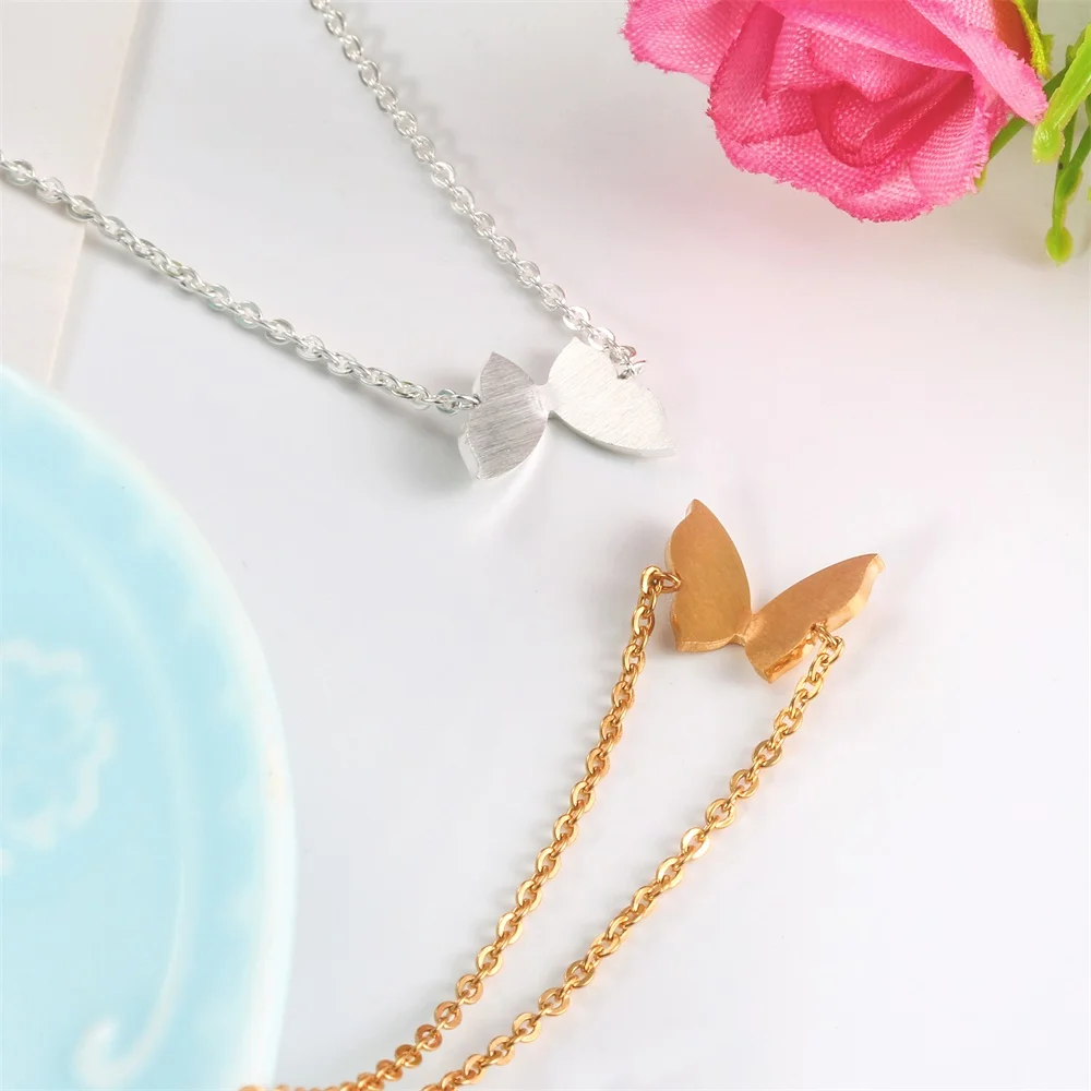 

Bracelet for Women Fashion Simple Silver Plated Chain Butterfly Bracelet Couple Wedding Bracelet Give Girlfriend Birthday Gift