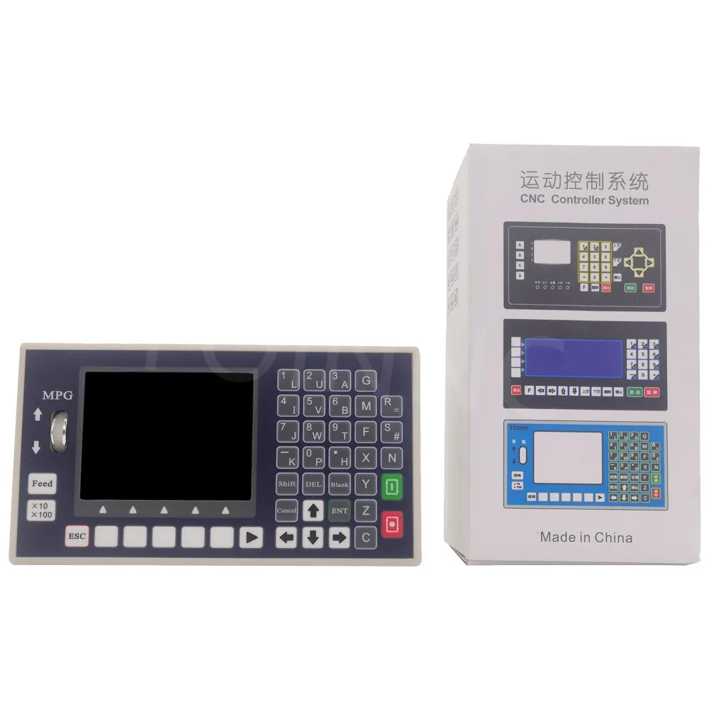 

4-axis CNC controller motion control system U disk G code spindle control panel MPG independent lathe milling machine controller