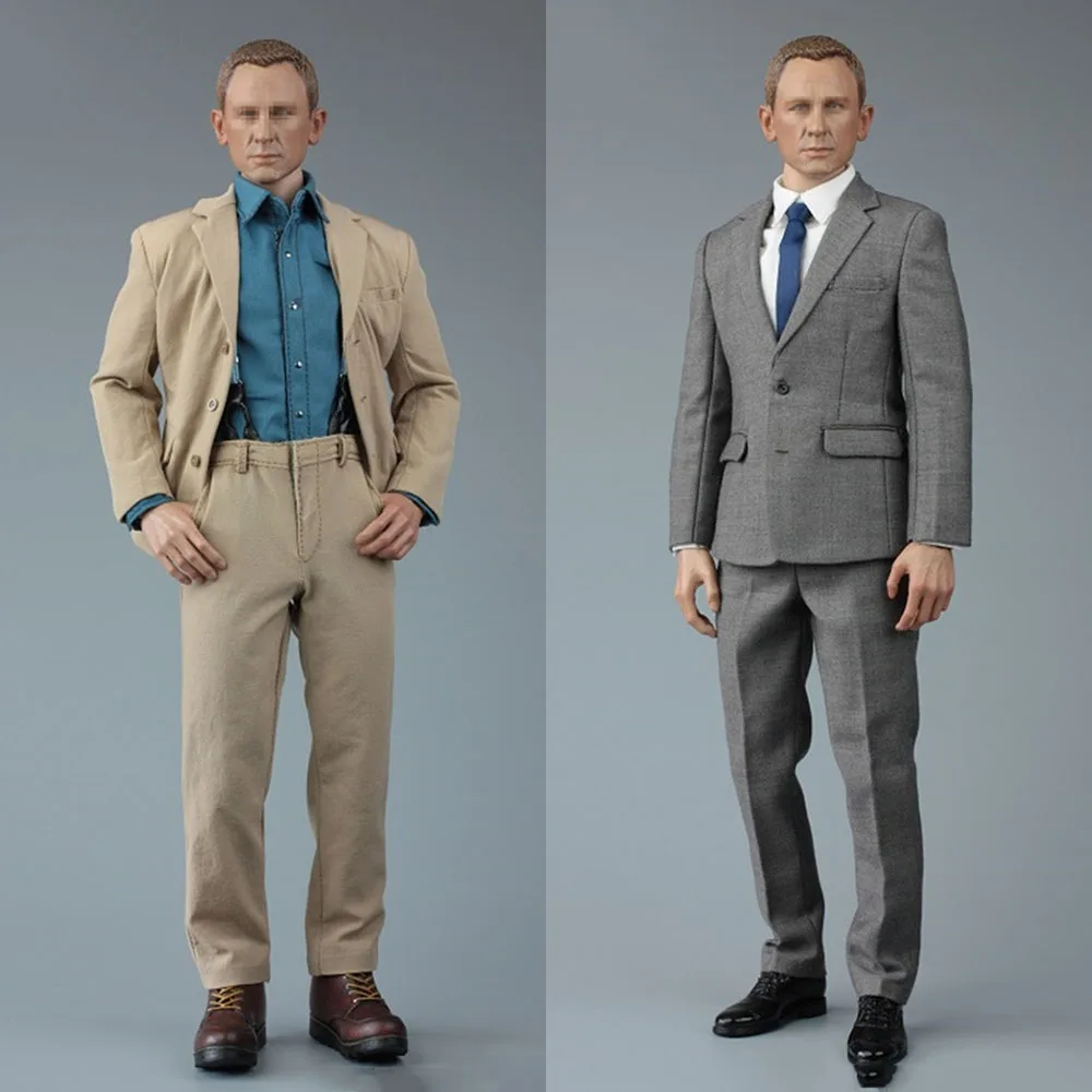 

VORTOYS V1023A/B 1/6 Scale Male James Bond 007 Royal Secret Agent Suit for 12 inches Body model Action Figure Cosplay DIY Doll