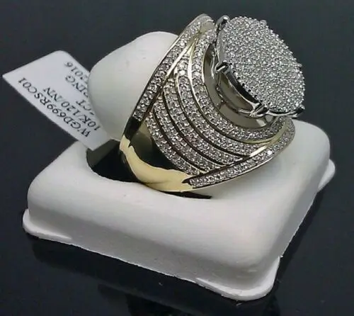 10K роскошное микро кольцо с бриллиантами для женщин Anillos Bizuteria свадебное изящное