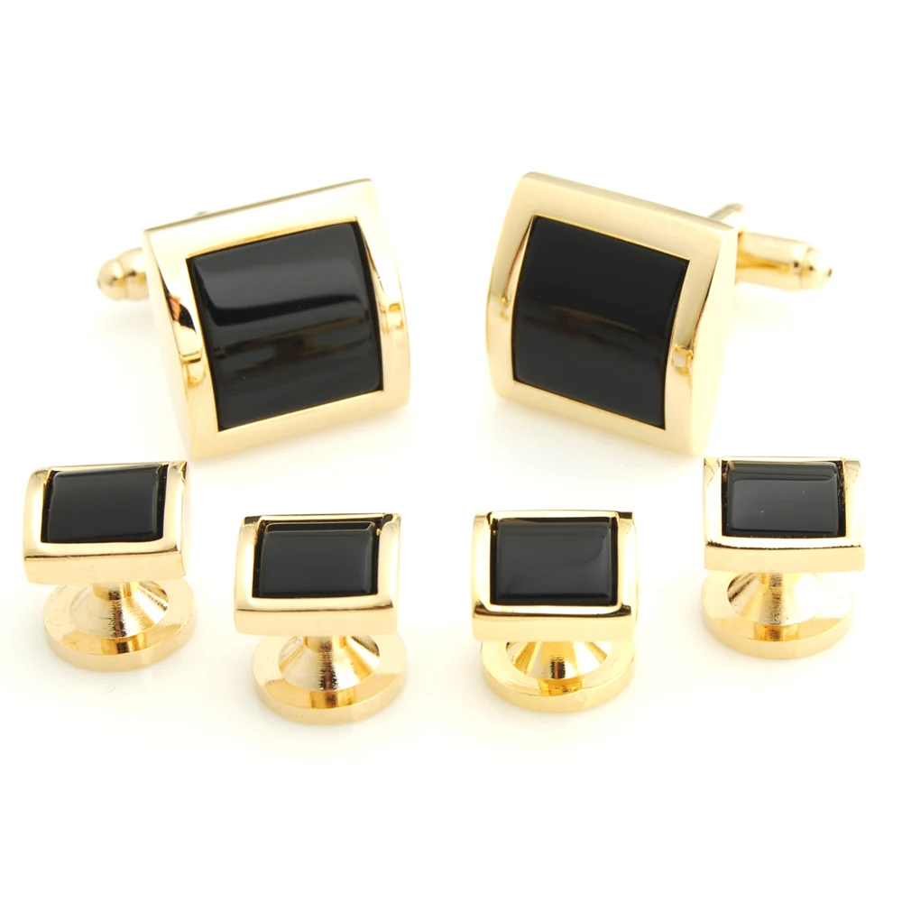 YHCS-04GL элегантные запонки из камберного камня и для смокинга набор мужчин подарок