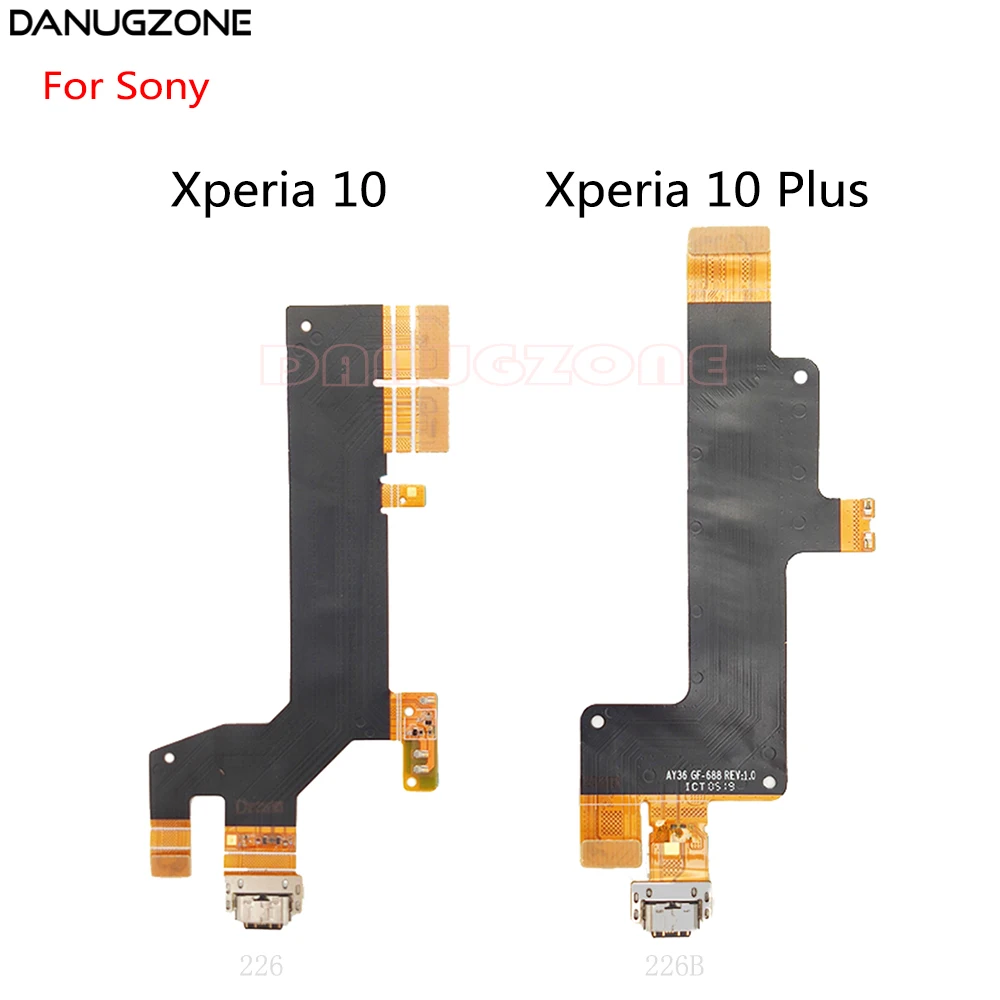

USB Charging Dock Port Jack Connector Charge Board Flex Cable For Sony Xperia 10 Plus X10 + i4193 i3113 i3123 i4113 i4293 i3213