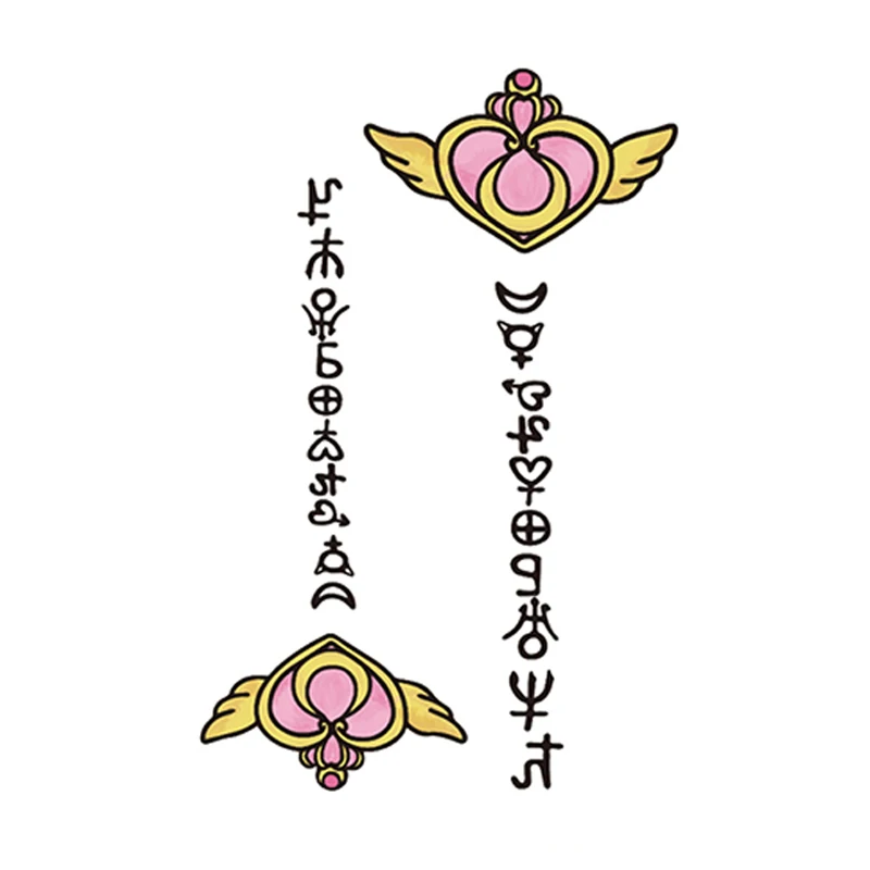 Временная татуировка красивая волшебная палочка для девушек мультяшная Милая