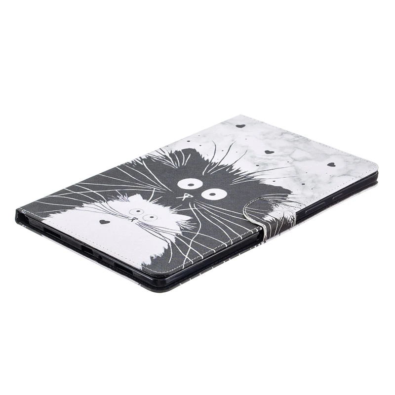 

For Huawei Honor Pad 6 X6 Matepad T10s T 10s 10.1" AGS3-W09 AL09 Cartoon Leather Case For Huawei Enjoy Tablet 2 W00D Cover Cases