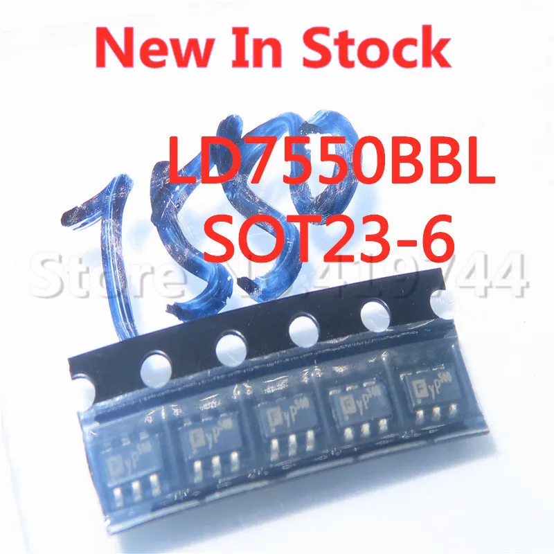 

5PCS/LOT Quality 100% LD7550BBL LD7550B LD7550 SOT23-6 (silk screen 50B 50R) power chip In Stock New Original