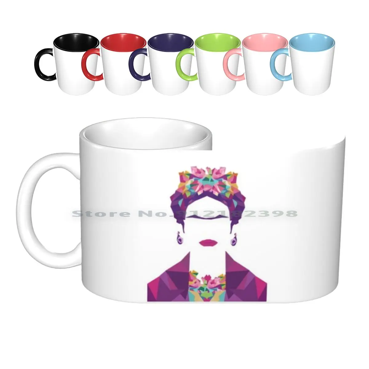 

Ceramic Mugs Coffee Cups Milk Tea Mug Color Colorful Cool Girls Summer Beauty Purple Blue Pink Graphic Nature Creative Trending