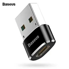 Переходник Baseus с USB на USB Type C OTG, конвертер USB-C, адаптер Type-c для Macbook, Samsung S10, Xiaomi, Huawei, разъем USB OTG