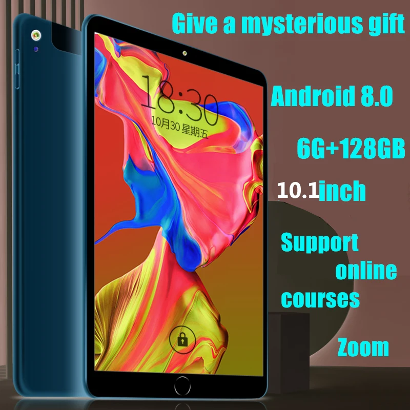 

Hot Selling 10.1 inch 6G+128GB Tablet PC 2021 New Ipod Android 9.0 Tablet 1280*800 IPS Online Class Student Game Dedicated