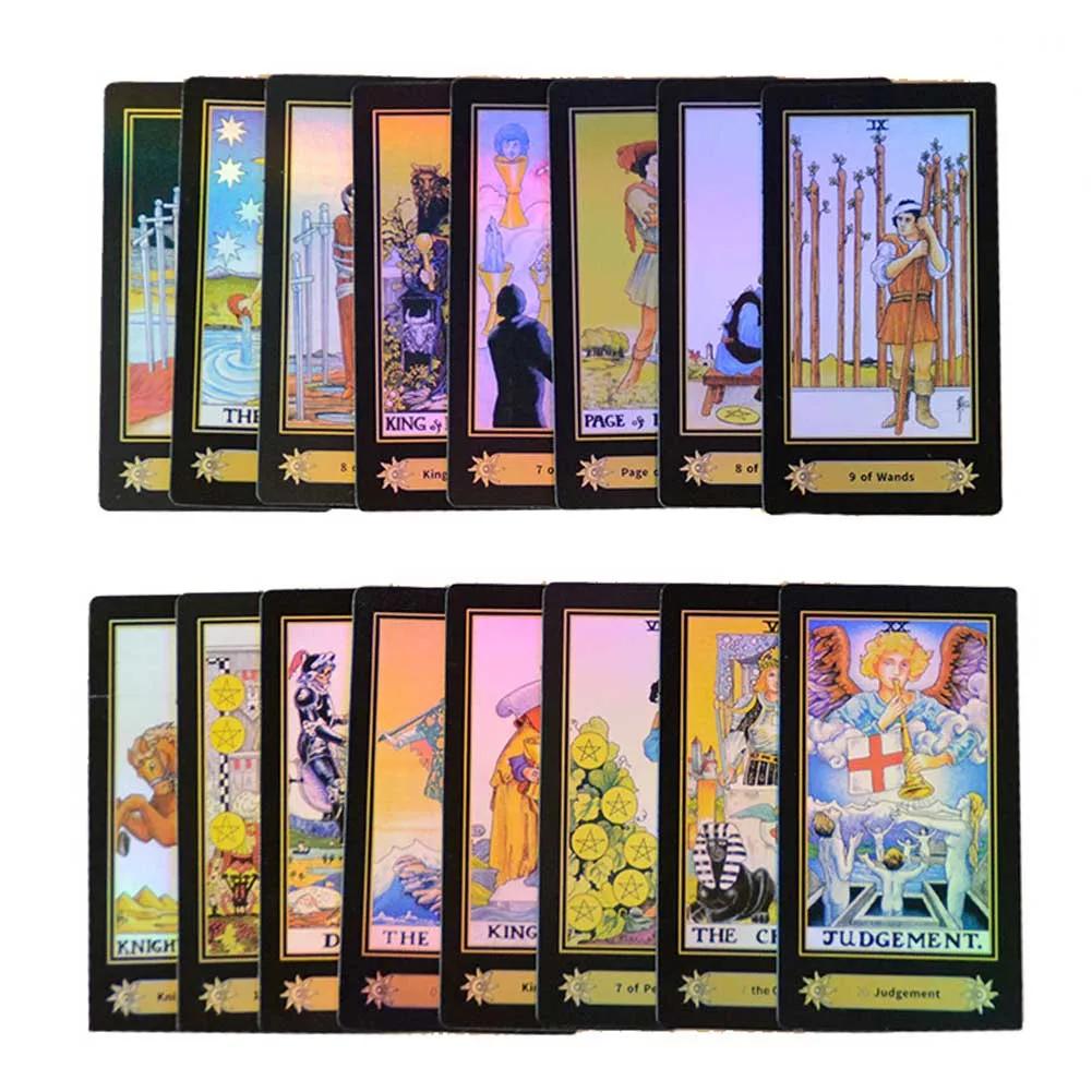 78 шт. игра на тему будущего колода всадник Вейт английская версия Лучистая