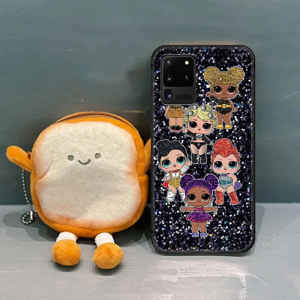 

L OL little Girl Doll Phone Case Cover Hull For Samsung Galaxy S 7 8 9 10 e 20 FE uitra plus Note 9 10 20 black Bumper Soft Back