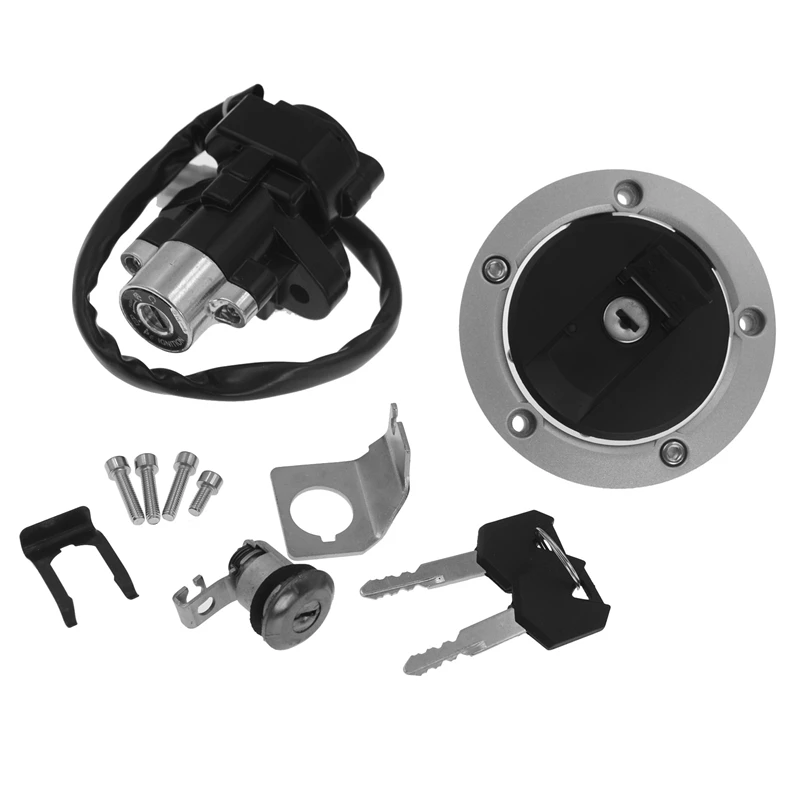 

Ignition Switch Fuel Gas Cap Seat Lock Kit for Suzuki GSXR600 600X 750 750X 03-05