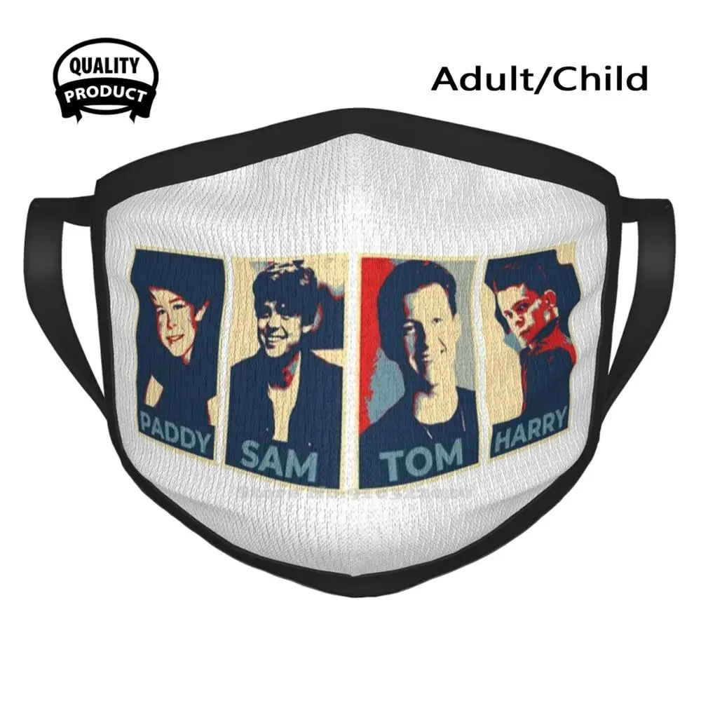 

Vote #1 - The Holland Brothers Cotton Breathable Face Mouth Mask The Brothers Trust Tom Holland Sam Holland Harry Holland Paddy