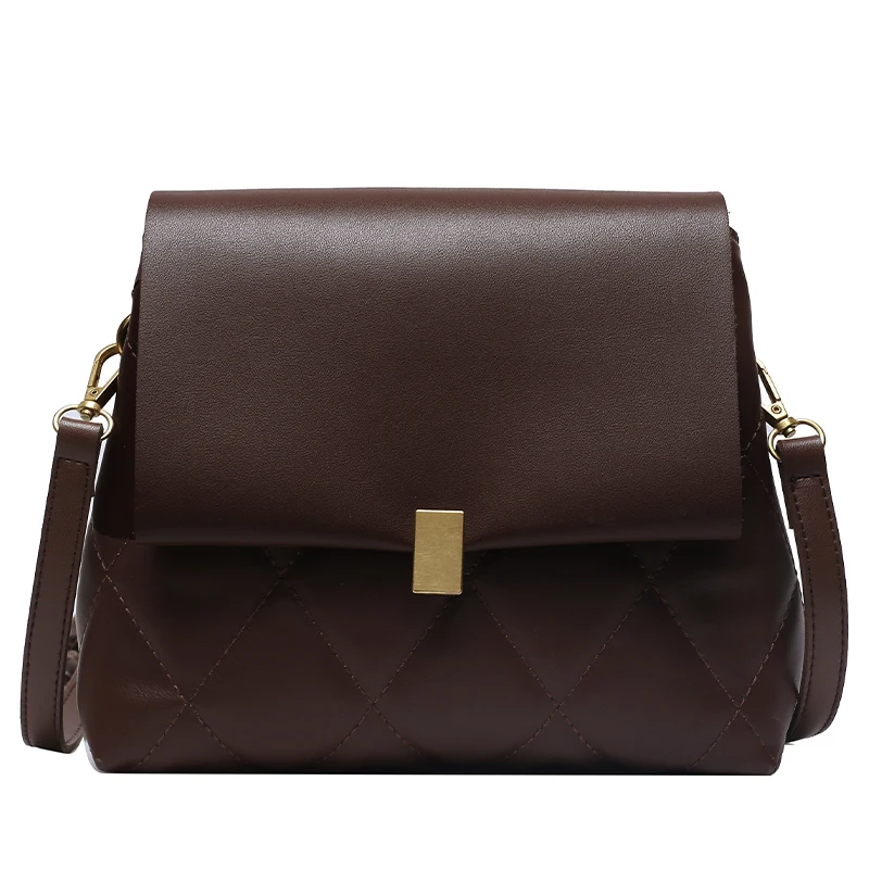 

[BXX] Luxury Brand Designer Crossbody Bags For Women 2021 Winter Fashion PU Leather Shoulder Bag Handbags and Purses HQ325