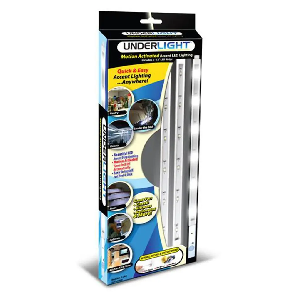 Светильник на батарейках с датчиком движения и активированным акцентом