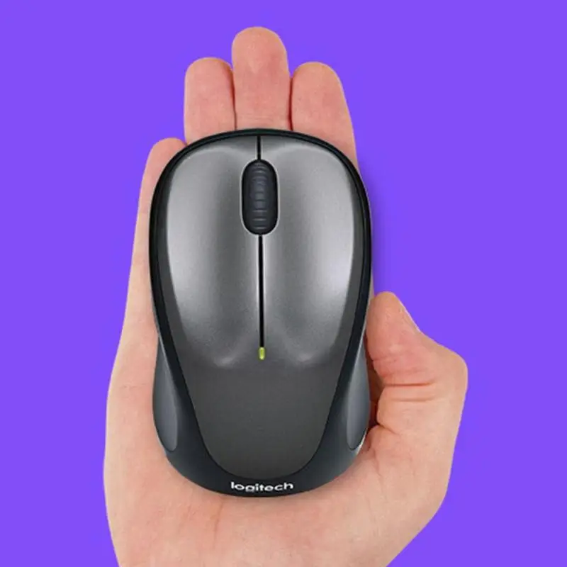 Беспроводная оптическая мышь-приемник с usb-разъемом logitech M235 1000 dpi 2,4 GHz, 3 кнопки, оптическая мышь для ноутбуков, ПК, Прямая поставка