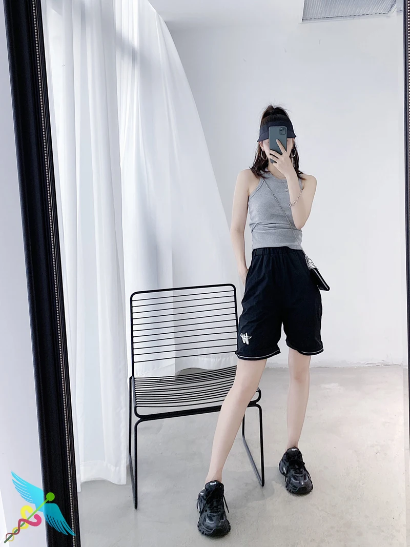 

WELLDONE Pants Men Women Fashion Personality Trend Detachable Long and Short Sports Pant Hip Hop We11done Korean Streetwear