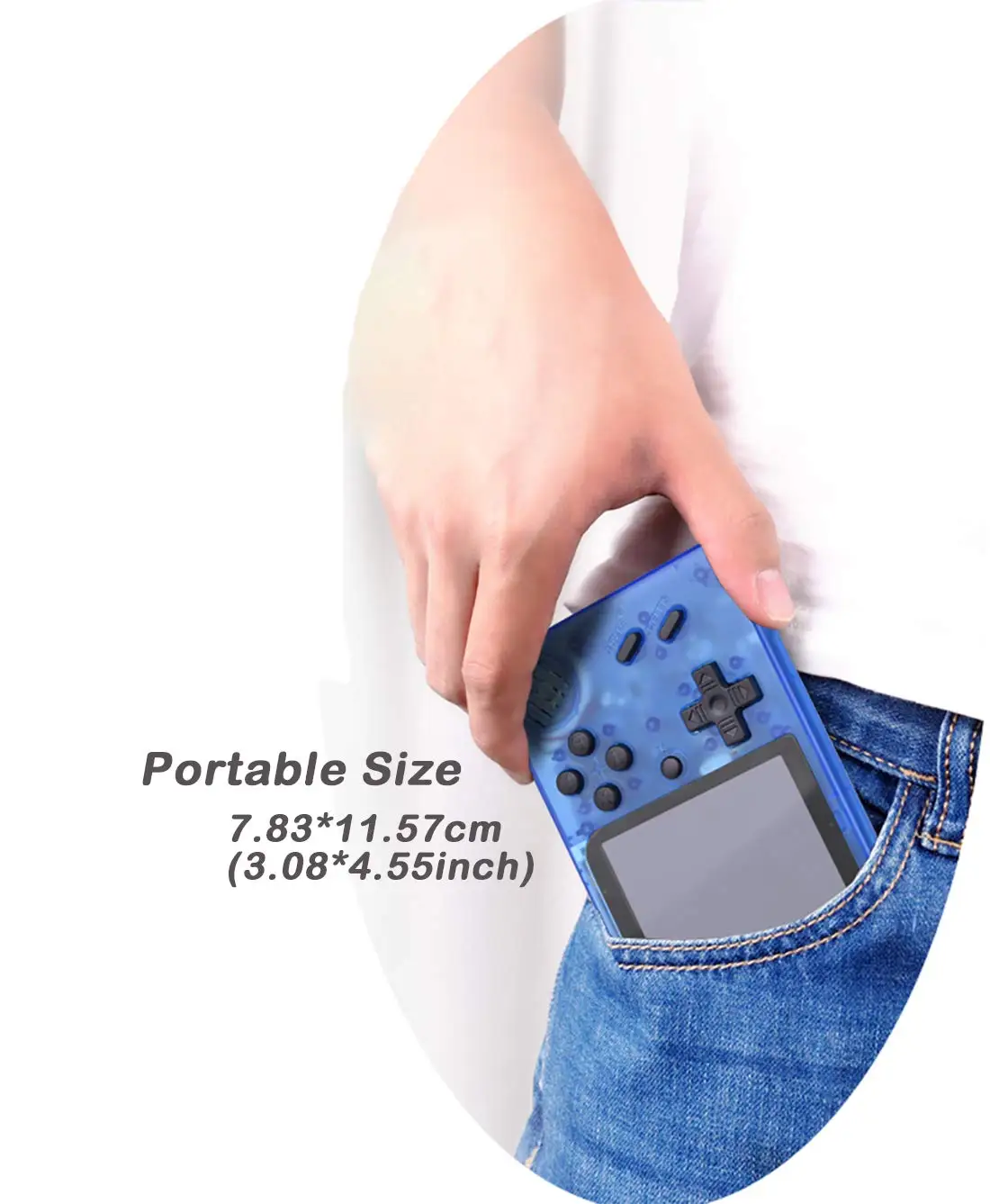 Обновленная портативная Ретро видеоконсоль для мини игр 360 портативные игровые