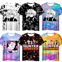 unisex hunter x hunter 3d print t shirts summer men anime t shirts women cartoon tshirts adult tee tops camiseta hombre mujer
