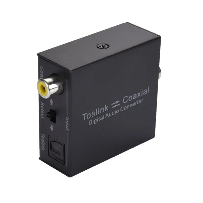 Преобразователь цифрового в оптический двусторонний коаксиальный адаптер Plug and