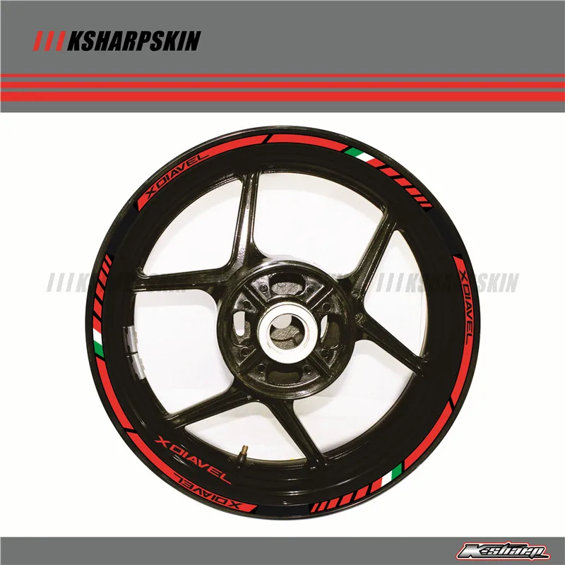 12 X Толстые края внешний обод наклейка полоса Переводные картинки для колес
