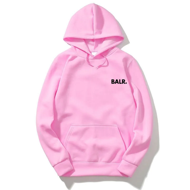 P3 Pink And Black BALR/толстовка с принтом для мужчин и женщин; толстовки; сезон осень-зима; теплая толстовка с капюшоном; модные повседневные толстовки с капюшоном; Sudadera Hombre - Цвет: P3 Pink And Black