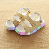 2021 hot sales fashion children sandals solid beach cool classic kids sneakers glowing lovely baby girls boys tennis shoes